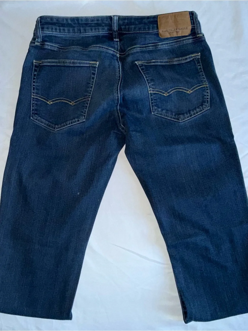 American Eagle Outfitters Dark Blue Slim Straight Men's Jeans